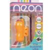 Neon Vibes The Buzzing Vibe Rechargeable Silicone Finger Vibrator - Orange