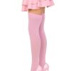 Leg Avenue Nylon Over the Knee - O/S - Pink