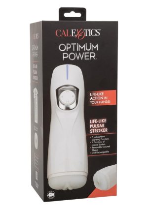 Optimum Power Life-like Pulsar Rechargeable Stroker - White