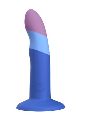 Romp Piccolo Silicone Dildo - Blue/Purple