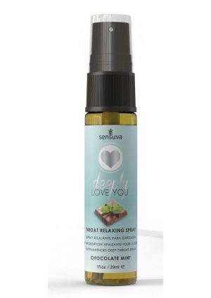 Deeply Love You Throat Relaxing Spray Chocolate Mint 1oz