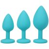 A-Play Silicone Anal Trainer Set - Teal