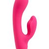 Nu Sensuelle Jolie Nubii Rechargeable Silicone Mini Heating Rabbit - Pink