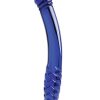 Glas Double-Sided Glass Dildo for G-Spot and P-Spot Stimulation 11in - Blue