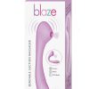 Blaze Bendable Suction Rechargeable Silicone Massager - Lavender