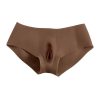 Gender X Undergarments Briefs with Silicone Vagina - Chocolate