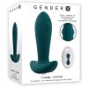 Tunnel Tapper Rechargeable Silicone Anal Plug - Green