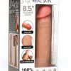 Jock Real Skin Silicone Dildo 8.5in - Vanilla