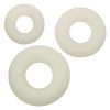 Alpha Glow in the Dark Liquid Silicone 3 Ring Set - White