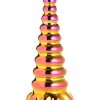 Creature Cocks Twilight Rainbow Glass Dildo - Multicolor