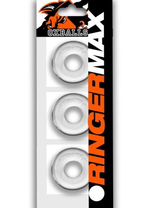 Ringer Max Cock Ring (3 Pack) - Clear