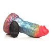 Creature Cocks Phoenix Vibrating Rechargeable Silicone Dildo - Rainbow