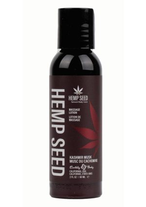 Hemp Seed Massage Lotion Kashmir Musk 2oz