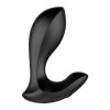 Nexus Duo Rechargeable Silicone Remote Control Butt Plug - Medium - Black