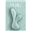 Pure Luna Rechargeable Silicone Rabbit Vibrator - Teal