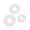 Firefly Bubble Ring Glow in The Dark Cock Ring Set (3 pieces) - White