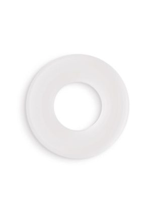 Firefly Bubble Ring Glow in The Dark Cock Ring - Medium - White