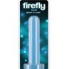 Firefly Thrill Glow in The Dark Dildo - Small - Blue