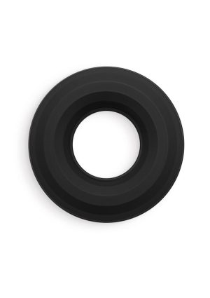 Renegade Fireman Ring Silicone Cock Ring - Small - Black