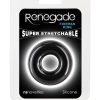 Renegade Fireman Ring Silicone Cock Ring - Medium - Black