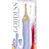 Goddess Lavender Elegance Rechargeable Silicone Dual End Massager - Lavender