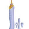 Goddess Lavender Elegance Rechargeable Silicone Dual End Massager - Lavender
