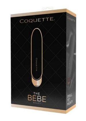 Coquette The BEBE Rechargeable Silicone Bullet - Black/Gold