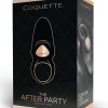 Coquette The After Party Silicone Rechargeable Couples Ring - Black/Gold