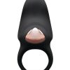 Coquette The After Party Silicone Rechargeable Couples Ring - Black/Gold