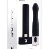 Playboy Pleasure Zone Rechargeable Silicone Light-Up Vibrator - Black