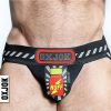 Popper Jock 3D Rubber Huffer Jock - Black/Red - Medium
