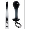 Gender X Blow Pop Glass Anal Plug - Black
