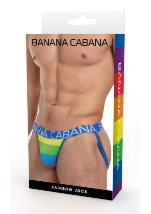 Banana Cabana Jock - S/M - Rainbow