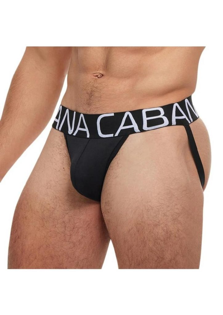 Banana Cabana Jock - M/L - Black