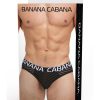 Banana Cabana Sheer Bikini - Medium/Large - Black