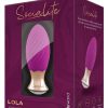 Bodywand Socialite Lola Rechargeable Silicone Vibrator - Purple/Gold
