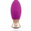 Bodywand Socialite Lola Rechargeable Silicone Vibrator - Purple/Gold
