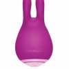 Bodywand Socialite Eden Rechargeable Silicone Clit Stimulator - Purple/Gold