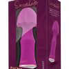 Bodywand Socialite Pacha Rechargeable Silicone Wand - Purple/Gold