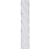 Playboy In a Twist Rechargeable Glass Vibrator - Clear/White