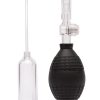 Lux Fetish Clitoral Pump with Release - Clear/Black