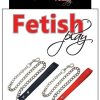 Fetish Play Lead Collar Vegan Leather - Black