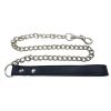 Fetish Play Lead Collar Vegan Leather - Black