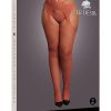 Le Desir Suspender Pantyhose with Strappy Waist - Queen - Sunset Glow Orange