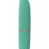 LoveLine Beso Mini Lipstick Silicone Rechargeable Vibrator - Green
