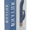 LoveLine Devotion Silicone Rechargeable 10 Speed Mini Rabbit - Blue