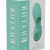 LoveLine Joy Rechargeable Silicone Finger Vibrator - Green