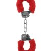 Ouch! Pleasure Handcuffs Furry - Red