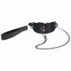 Ouch! Venice Collection Collar with Leash - Black