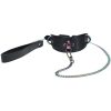 Ouch! Venice Collection Collar with Leash - Black